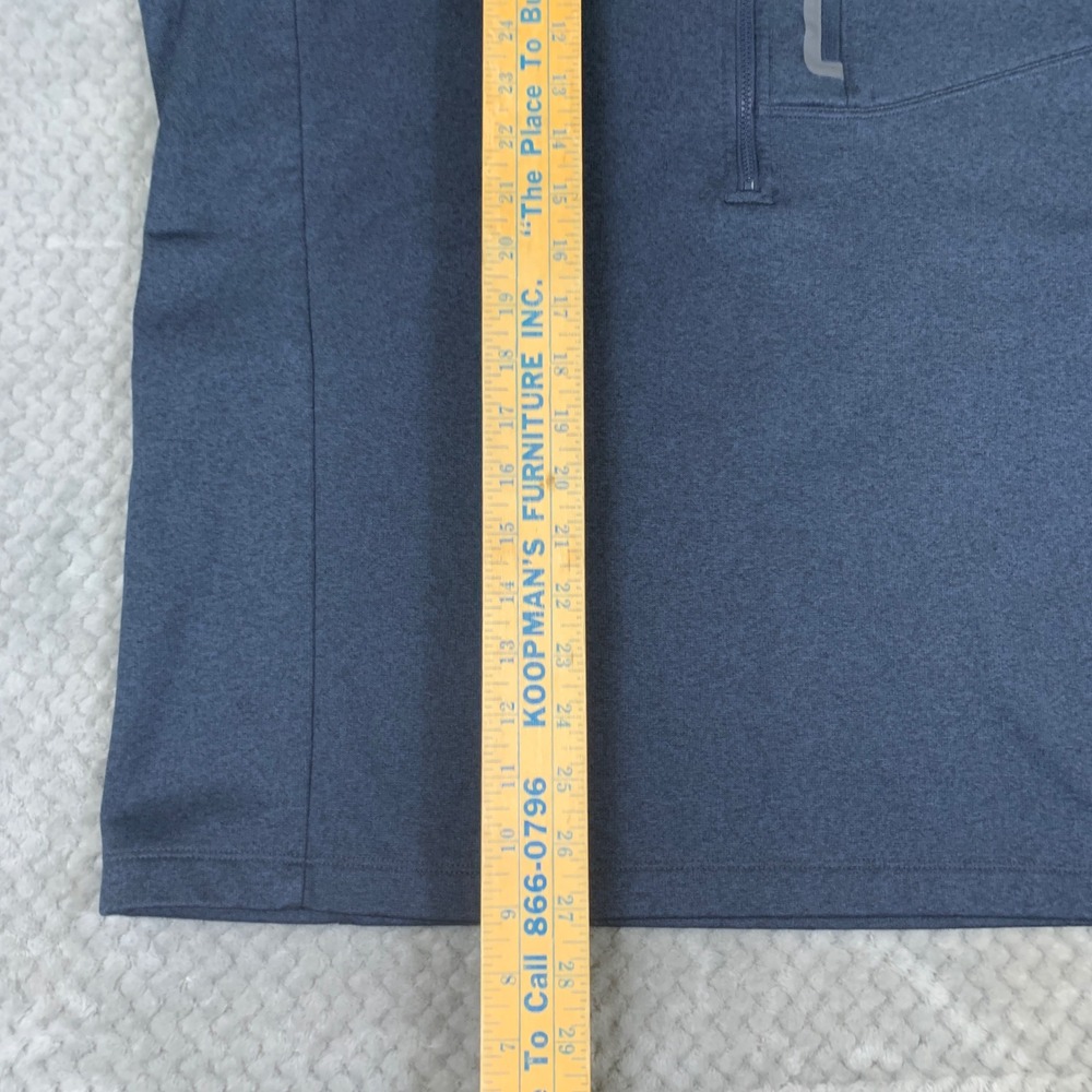 The North Face Fleece Pullover Mens XL Navy Blue Heather 1/4 Zip Outdoor - Picture 8 of 8